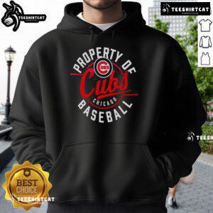 Alt Text: Original Property of Chicago Cubs baseball hoodie featuring team logo and vibrant colors, perfect for fans and casual wear.