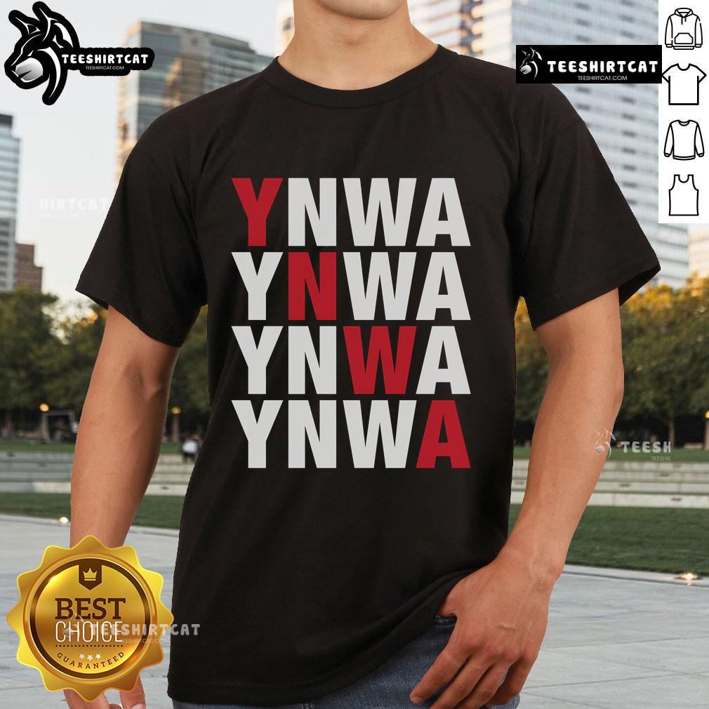 Original You'll Never Walk Alone YNWA T-shirt featuring iconic design for Liverpool FC fans, perfect for showing support.