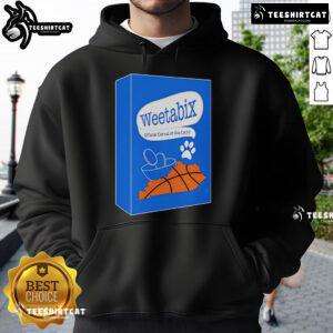 Premium Weetabix Cats Cereal Hoodie featuring playful cat graphics, perfect for cereal lovers and pet enthusiasts.