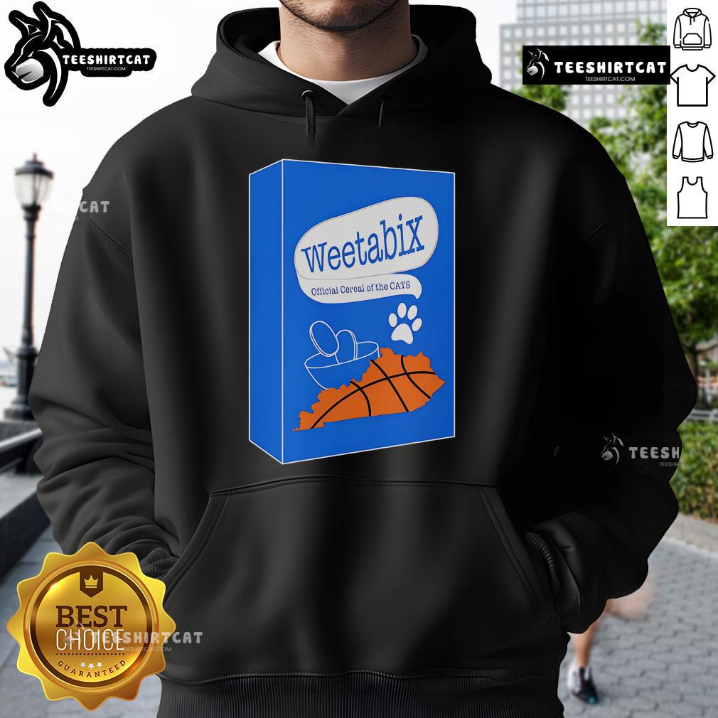 Premium Weetabix Cats Cereal Hoodie featuring playful cat graphics, perfect for cereal lovers and pet enthusiasts.