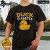 Top Duck Fiabetes T-Shirt featuring a playful duck graphic and diabetes awareness message, ideal for casual wear.