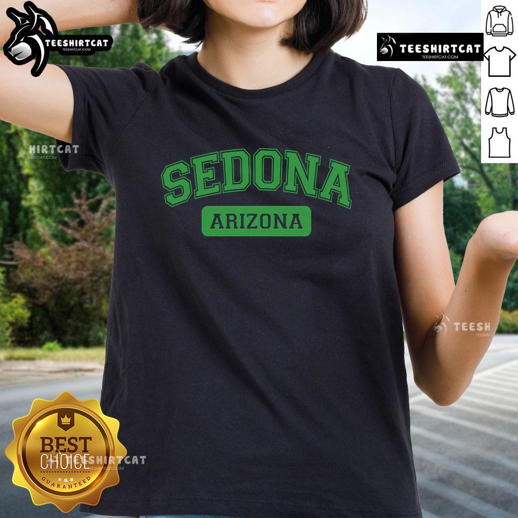 Top Sedona Arizona USA classic ladies tee featuring a vibrant design and comfortable fit for casual wear.