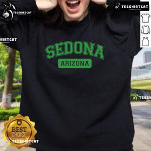 Classic sweatshirt featuring 'Top Sedona Arizona USA' design, perfect for cozy outings in beautiful Sedona.