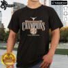 Alt Text: Top Texas Longhorns 2025 SEC Women's Basketball Champions Locker Room T-Shirt, showcasing team pride and victory.