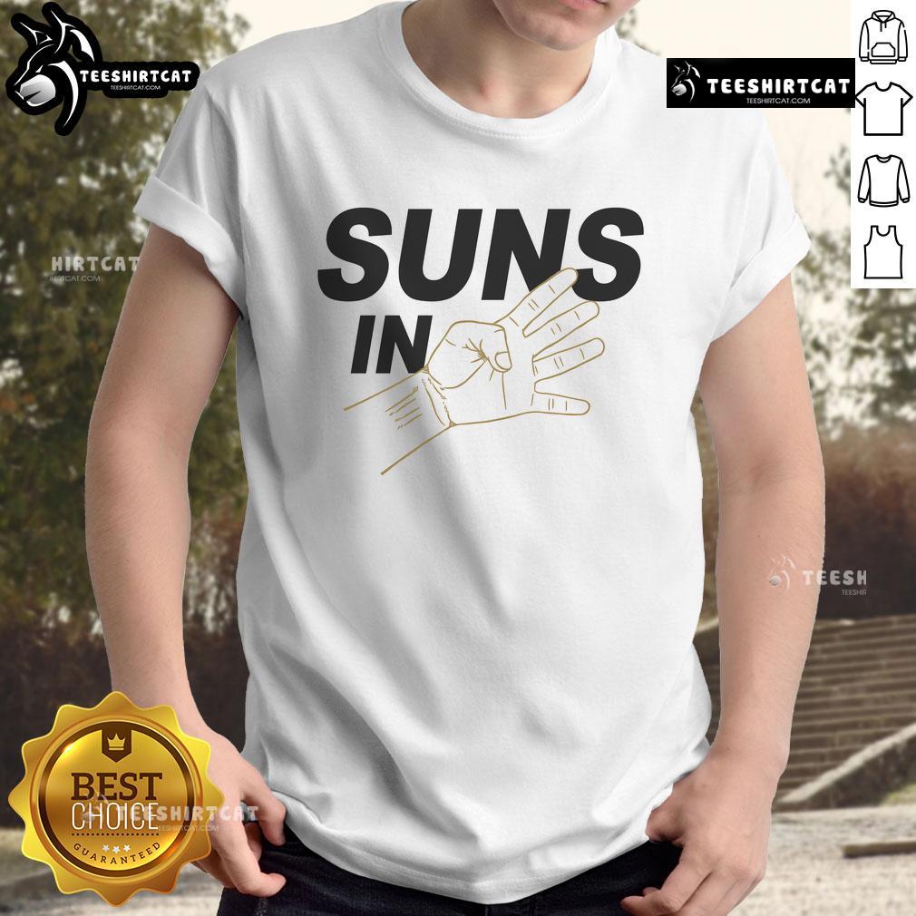 Awesome Suns In 4 Playoff Basketball T-Shirt featuring vibrant graphics celebrating the Phoenix Suns' playoff spirit.
