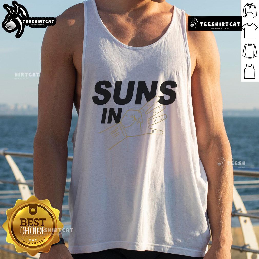 Awesome Suns in 4 Playoff Basketball tank top featuring vibrant colors and bold graphics for passionate fans.