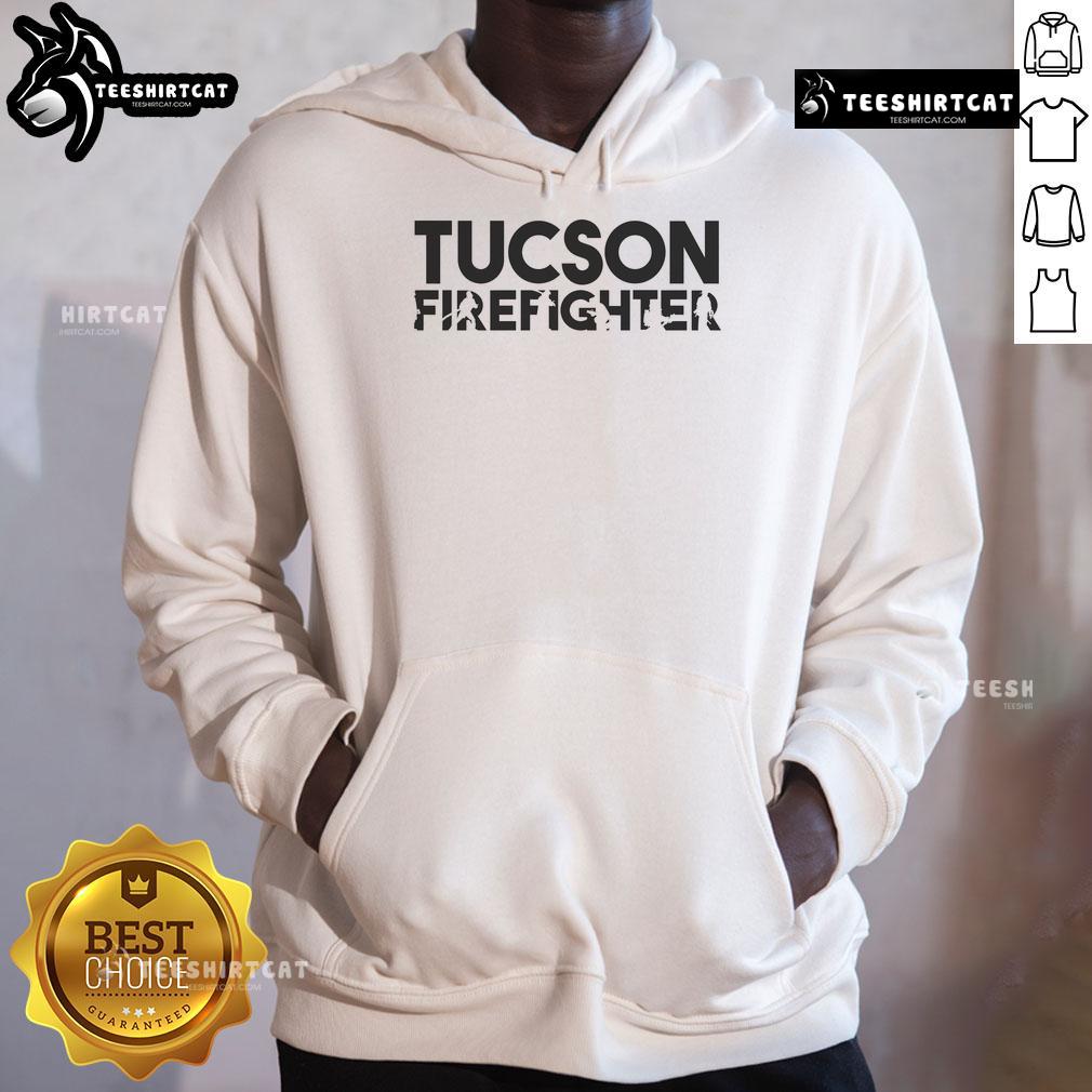 Awesome Tucson Firefighter Hoodie featuring vibrant graphics and a comfortable fit, perfect for fire service supporters.