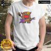 Cute Domo Rocker cartoon character T-shirt featuring a playful design perfect for fans of quirky and fun apparel.