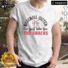 Funny Game Day Baseball Sister T-Shirt with 'I'm Just Here For The Snacks' slogan, perfect for sports fans.