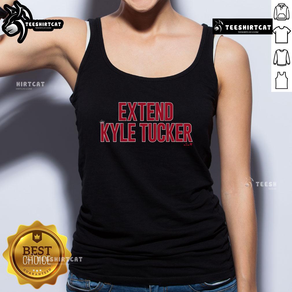 Good Extend Kyle Tucker Tank Top featuring a stylish design for fans, perfect for summer sports and casual wear.