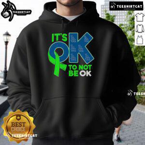 Good Los Angeles Dodgers hoodie featuring 'It's OK to Not Be OK' design, perfect for fans and casual wear.