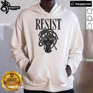 Hot Resist Medusa Women's Rights Feminist Rage Hoodie featuring bold graphic design promoting women's empowerment.