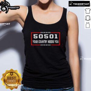 Nice-50501 Your Country Needs You Tank Top featuring bold graphics, perfect for patriotic events and casual wear.