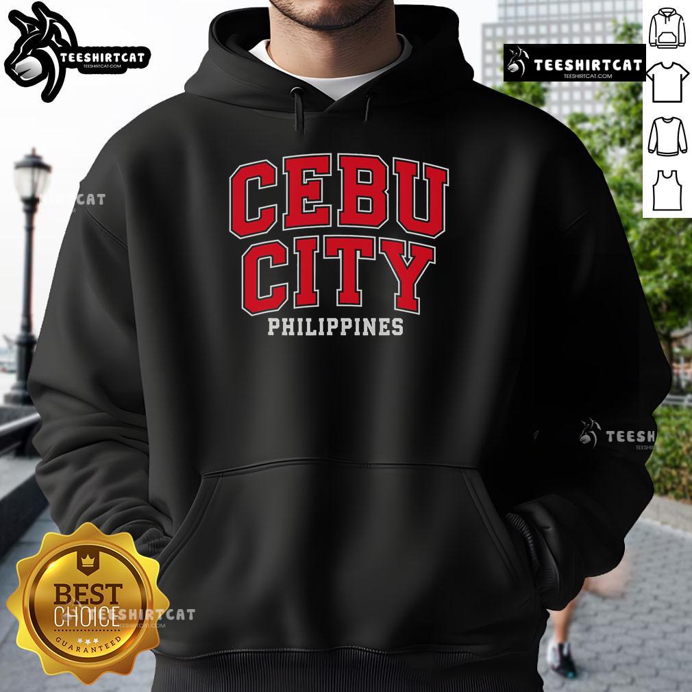 Stylish Pinoy hoodie featuring Cebu City design, showcasing Filipino culture in the Philippines. Perfect for casual wear.