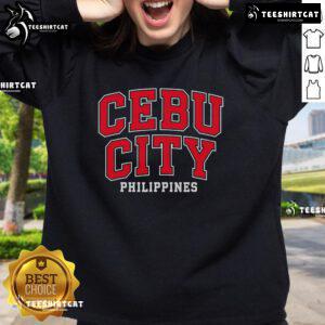 Stylish Nice Cebu City sweatshirt showcasing Filipino pride in the Philippines, perfect for casual wear.