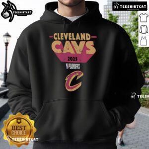Nice Cleveland Cavaliers 2025 Playoff Participant Master Hoodie showcasing team logo and stylish design for fans.