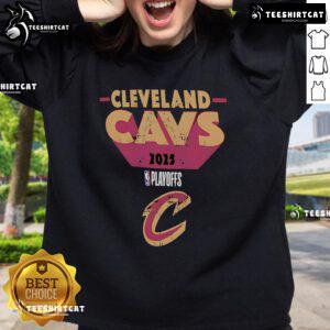 Nice Cleveland Cavaliers 2025 Playoff Participant Master Sweatshirt featuring team colors and logo, perfect for fans.