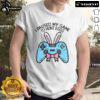 Nice Easter Gamer T-Shirt: 'Paused My Game To Hunt Eggs' - Perfect for game lovers celebrating Easter.