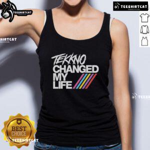 Nice Electric Callboy Tekkno Changed My Life tank top design featuring vibrant colors and bold graphics for music lovers.