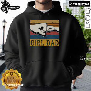 Vintage hoodie for Nice Girl Dad celebrating Fathers Day, perfect gift for fathers of daughters.