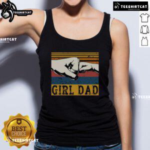 Vintage tank top for Nice Girl Dad celebrating Father's Day, perfect gift for fathers of girls.