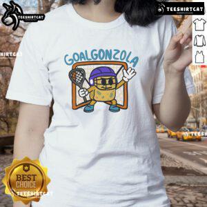 Nice Goalgonzola Ladies Tee featuring a stylish design perfect for casual wear and sports enthusiasts.