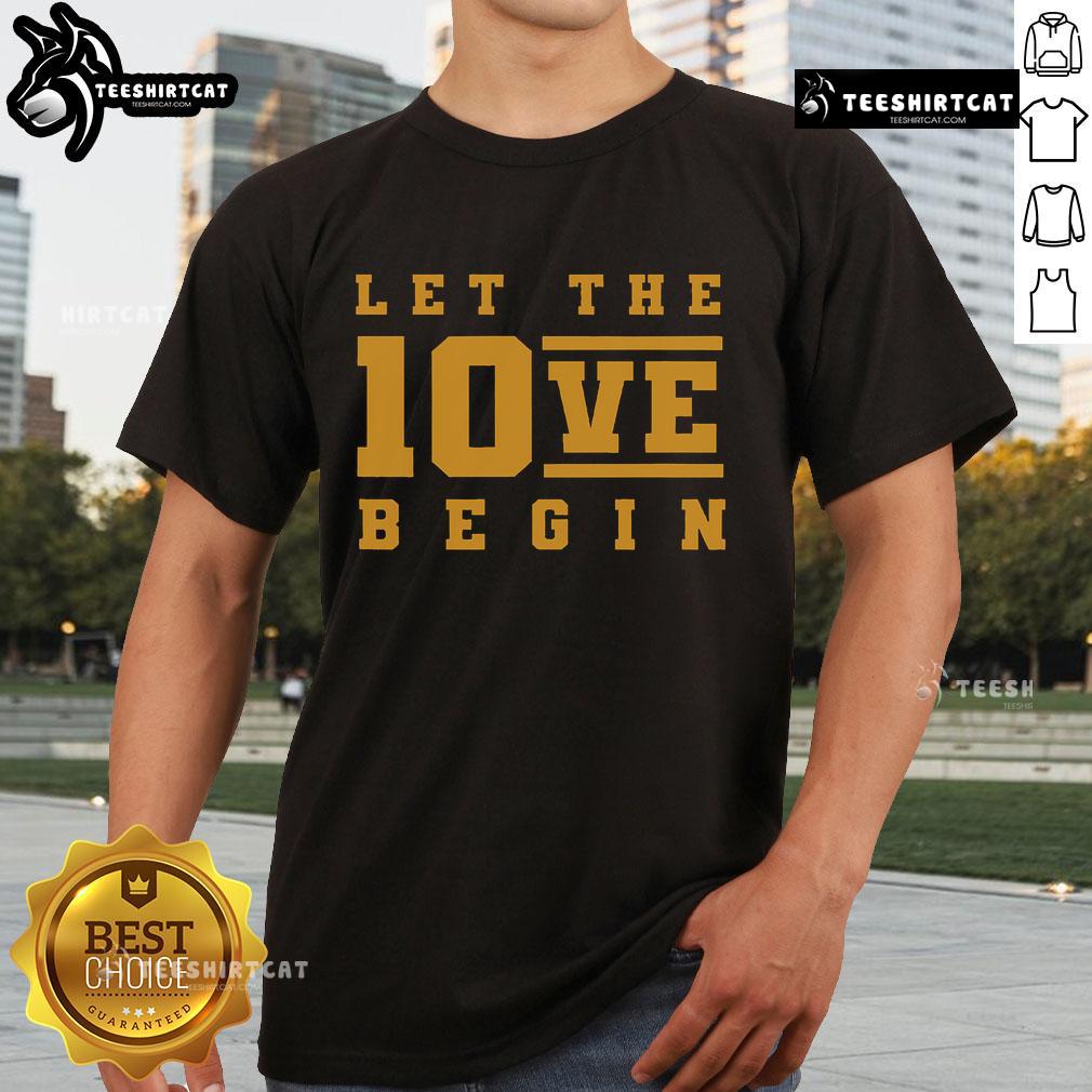 Nice Green Bay Love 10 T-Shirt featuring a vibrant design perfect for Green Bay fans and casual wear.