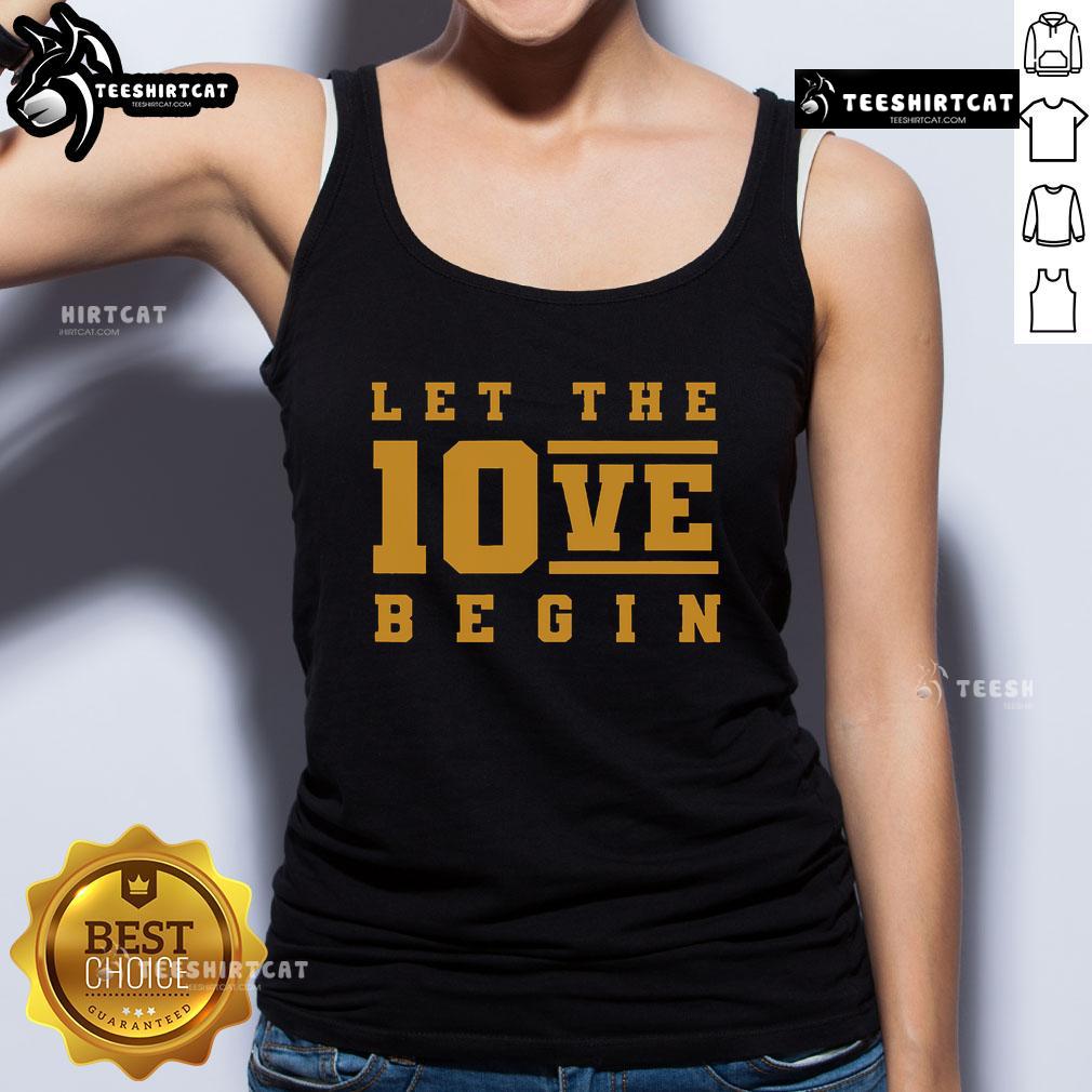 Stylish Nice Green Bay Love 10 tank top featuring a vibrant design, perfect for casual wear and showing team spirit.