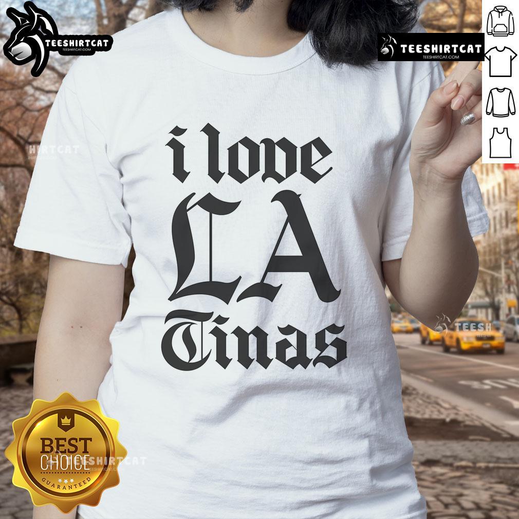 Nice I Love LA Tinas Ladies Tee featuring a stylish graphic design perfect for casual wear in Los Angeles.