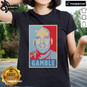 Nice John Hyslop Gamble Ladies Tee featuring a stylish design perfect for casual wear and golf enthusiasts.