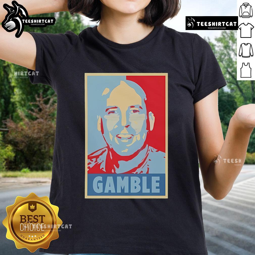 Nice John Hyslop Gamble Ladies Tee featuring a stylish design perfect for casual wear and golf enthusiasts.
