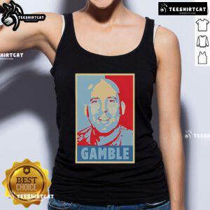 Stylish Nice John Hyslop Gamble tank top featuring a vibrant design, perfect for casual summer wear.