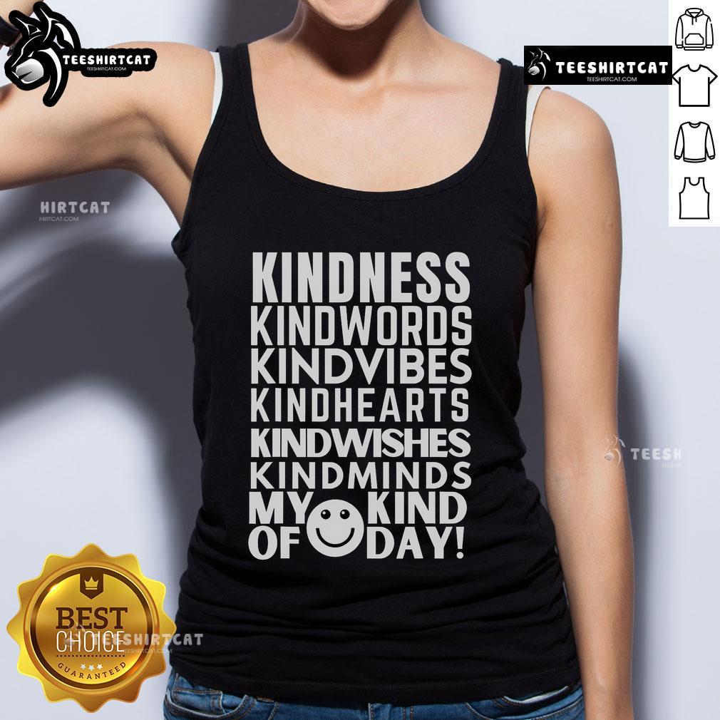 Nice Kindness My Kind Of Day tank top featuring a cheerful design and vibrant colors, perfect for casual summer wear.