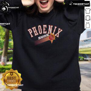 Nice Phoenix Suns Hardwood Classics Evergreen Sweatshirt featuring bold team logo and vibrant colors for fans.