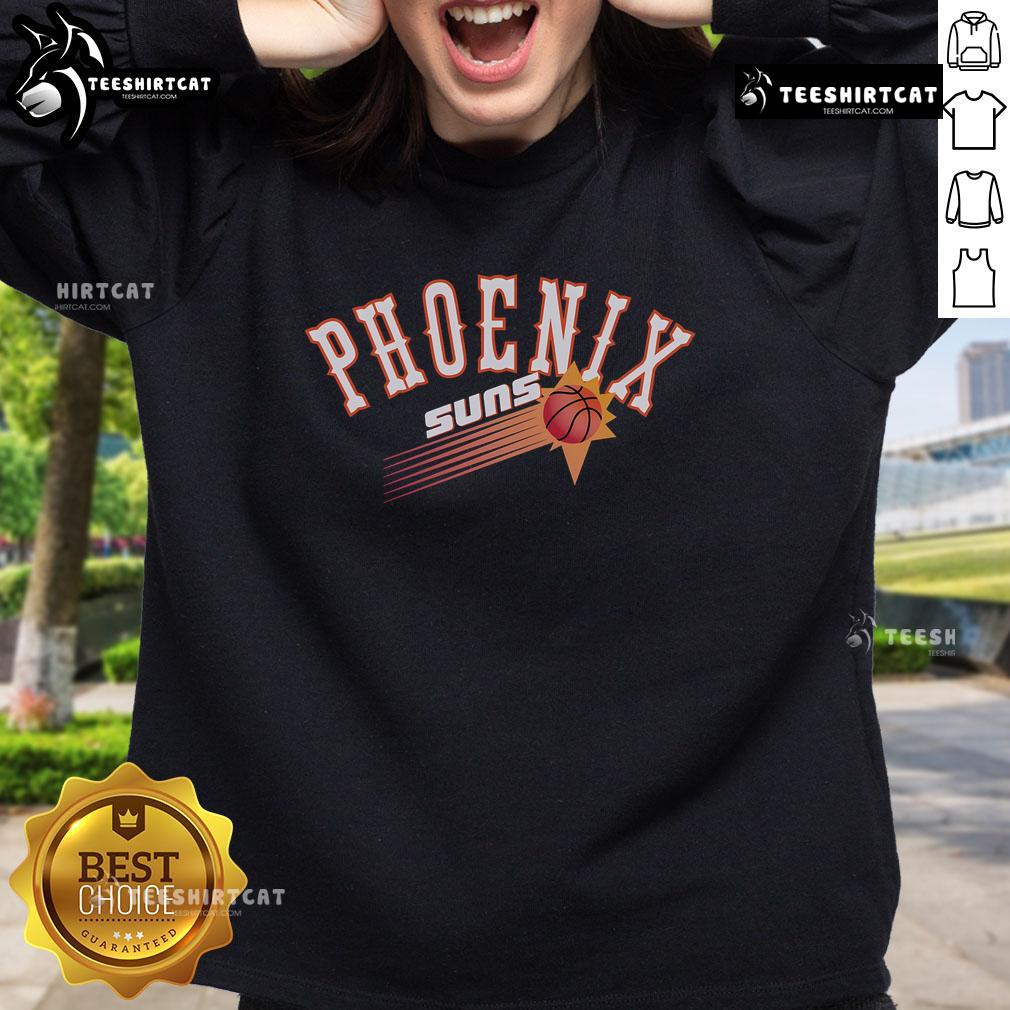 Nice Phoenix Suns Hardwood Classics Evergreen Sweatshirt featuring bold team logo and vibrant colors for fans.