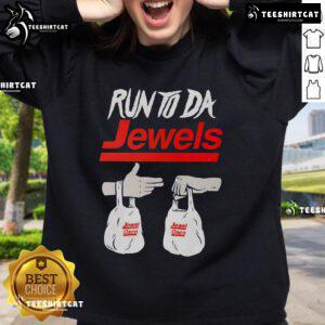 Nice Run Tu Da Jewels Hand Jewel Osco Sweatshirt in vibrant colors, showcasing stylish streetwear fashion.