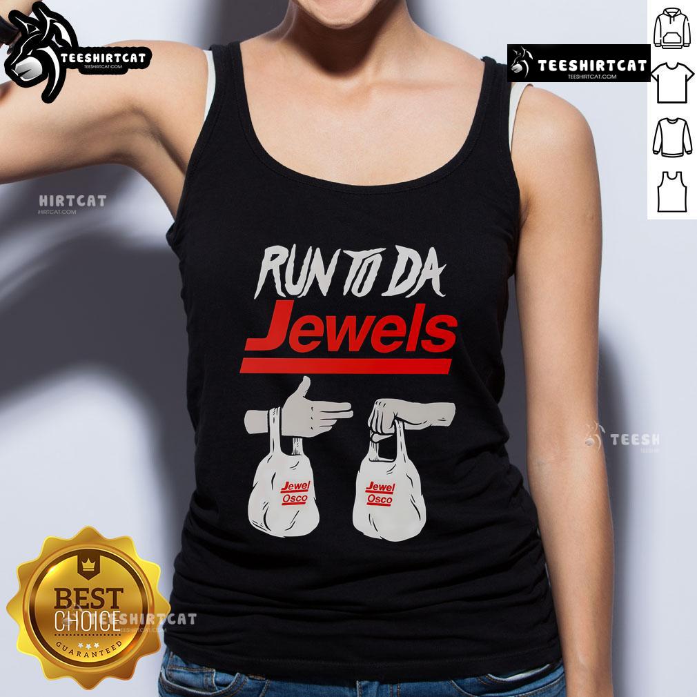 Nice Run Tu Da Jewels Hand Jewel Osco tank top featuring vibrant colors and a stylish design for casual wear.
