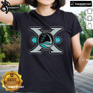 Nice San Jose Barracuda Keepsakes 2025 Hockey Ladies Tee featuring team logo and stylish design for fans.
