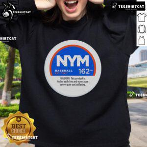 Nice Severe Pain And Suffering New York Mets baseball sweatshirt featuring bold team graphics and comfortable design.