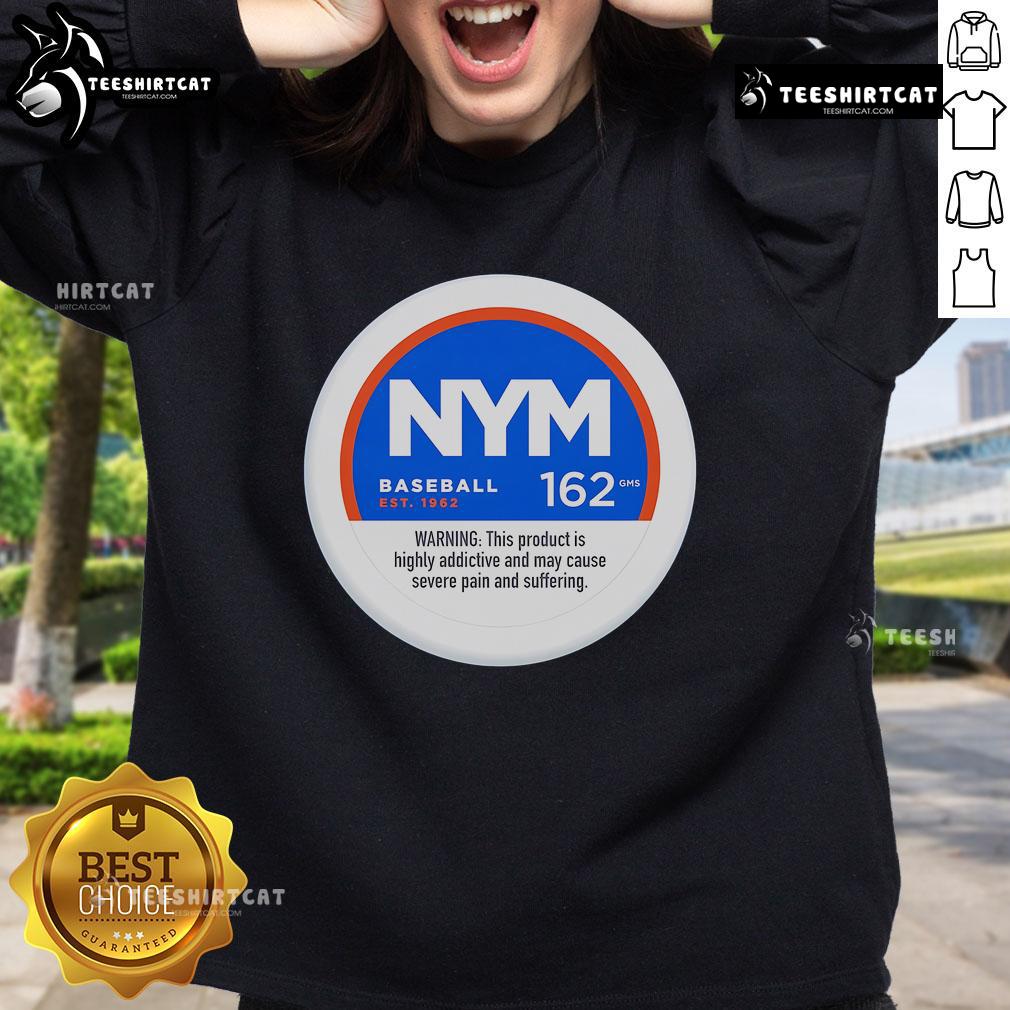 Nice Severe Pain And Suffering New York Mets baseball sweatshirt featuring bold team graphics and comfortable design.