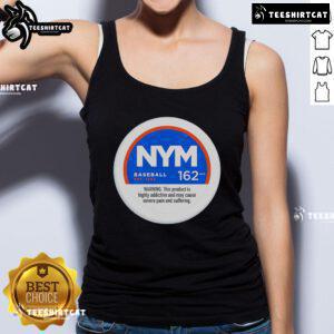 New York Mets baseball tank top featuring 'Nice Severe Pain and Suffering' design, perfect for fans and summer wear.