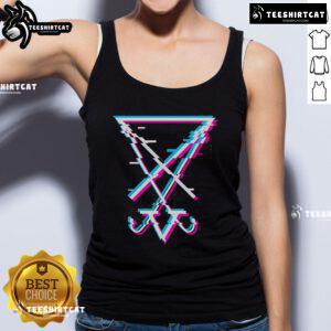 Stylish gothic tank top featuring the Nice Sigil of Lucifer symbol in an aesthetic design, perfect for alternative fashion.