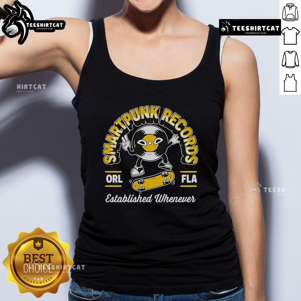 Smartpunk Records Whenever Skate Tank Top from Nice Smartflip, showcasing vibrant design and skate culture style.