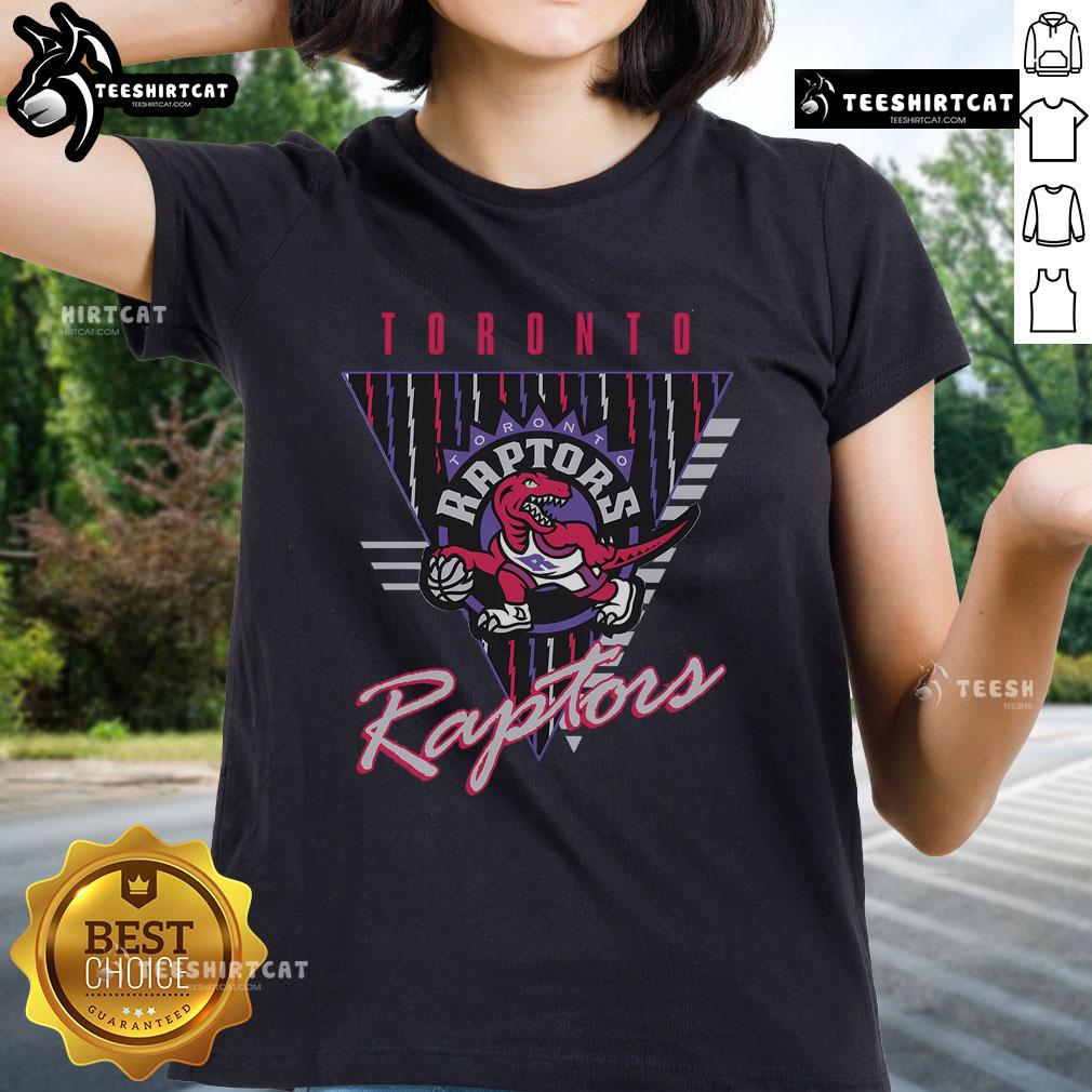 Nice Toronto Raptors Final Seconds Ladies Tee featuring vibrant team colors and logo, perfect for Raptors fans.