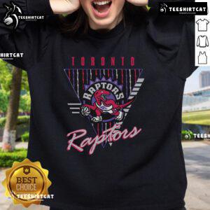 Nice Toronto Raptors Final Seconds Sweatshirt featuring bold team logo and vibrant colors, perfect for fans.