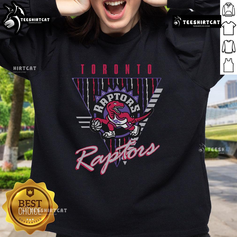 Nice Toronto Raptors Final Seconds Sweatshirt featuring bold team logo and vibrant colors, perfect for fans.
