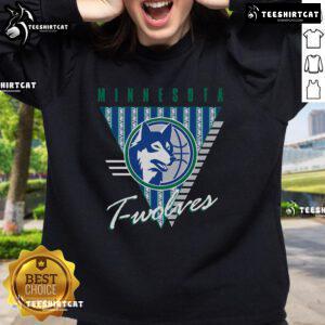 Alt Text: Official Minnesota Timberwolves Final Seconds Sweatshirt featuring team logo and stylish design for fans.
