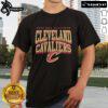 Alt Text: Official 2025 NBA Playoffs Cleveland Cavaliers Playoffs Script C T-Shirt featuring bold team graphics and vibrant colors.
