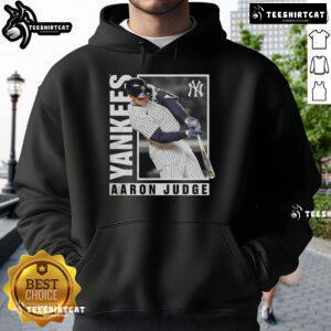Official Aaron Judge New York Yankees hoodie featuring MLB star during hot streak, perfect for baseball fans.