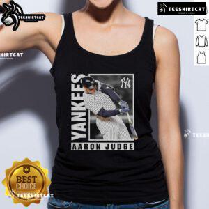 Official Aaron Judge New York Yankees MLB baseball player wearing a tank top during a hot streak on the field.